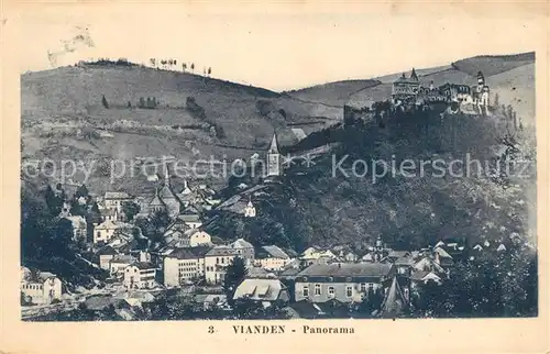 AK / Ansichtskarte Vianden Panorama Vianden