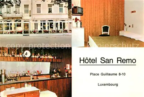 AK / Ansichtskarte Luxembourg_Luxemburg Hotel San Remo Luxembourg Luxemburg