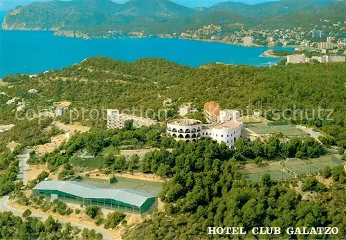AK / Ansichtskarte Paguera_Mallorca_Islas_Baleares Hotel Club Galatzo Fliegeraufnahme Paguera_Mallorca