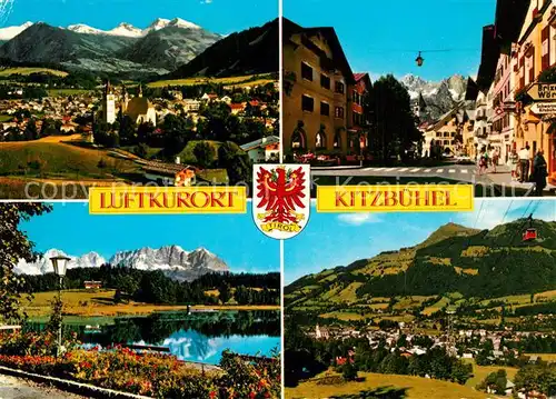 AK / Ansichtskarte Kitzbuehel_Tirol Panorama Teilansichten Kitzbuehel Tirol