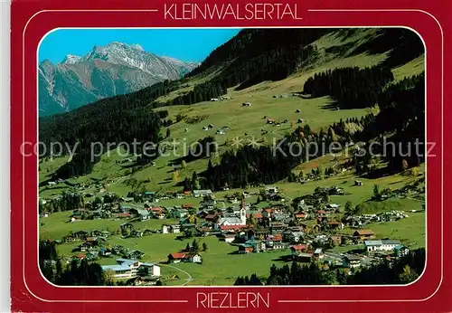 AK / Ansichtskarte Riezlern_Kleinwalsertal_Vorarlberg mit Oberwestegg und Nebelhorn Riezlern_Kleinwalsertal