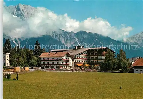 AK / Ansichtskarte Obsteig_Tirol Hotel Tyrol mit Mieminger Kette Obsteig_Tirol