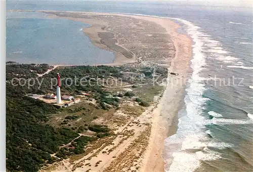 AK / Ansichtskarte La_Charente Cote sauvage phare de la Coubre et Bonne Anse Vue aerienne La_Charente