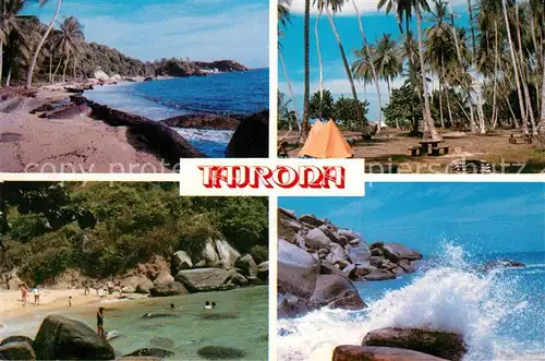 AK / Ansichtskarte Santa_Marta Playas parque Tairona Camping Piscina natural Santa Marta