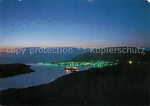 AK / Ansichtskarte Cres Panorama bei Nacht Cres