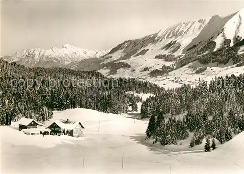 AK / Ansichtskarte Hirschegg_Kleinwalsertal_Vorarlberg Jugendferienheim Haus Sonnblick Hirschegg_Kleinwalsertal