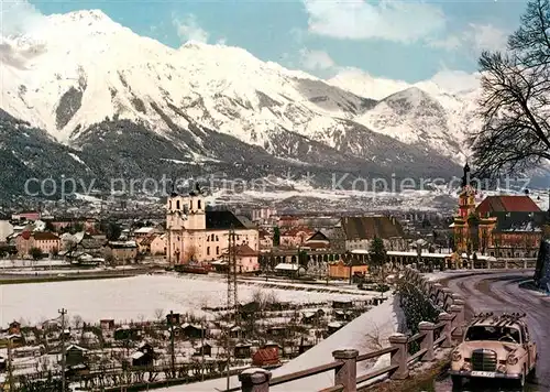 AK / Ansichtskarte Innsbruck Brennerstrasse mit Nordkette Innsbruck