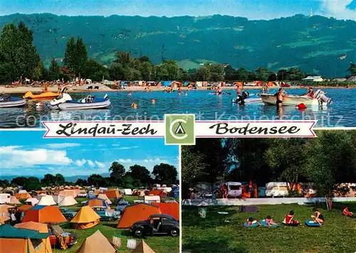 AK / Ansichtskarte Lindau_Bodensee Campingplatz Zech Details Lindau Bodensee