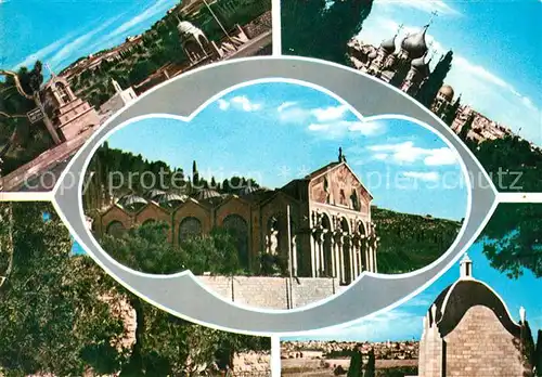 AK / Ansichtskarte Jerusalem_Yerushalayim Church of Gethsemane Jordan Jerusalem_Yerushalayim
