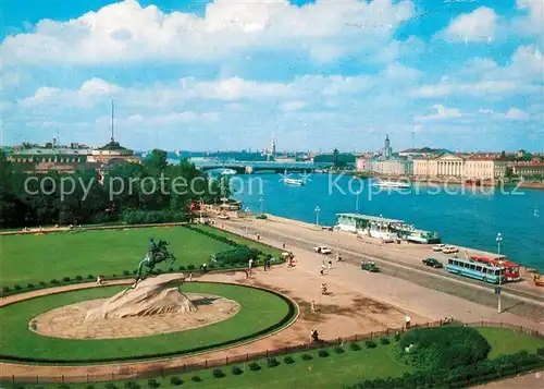 AK / Ansichtskarte Leningrad_St_Petersburg Decembrists Square Leningrad_St_Petersburg