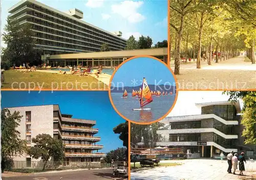 AK / Ansichtskarte Balatonfuered Hotels Allee Surfer Balatonfuered