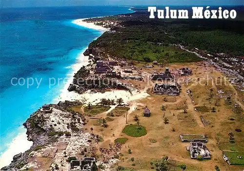 AK / Ansichtskarte Tulum Fliegeraufnahme Tulum