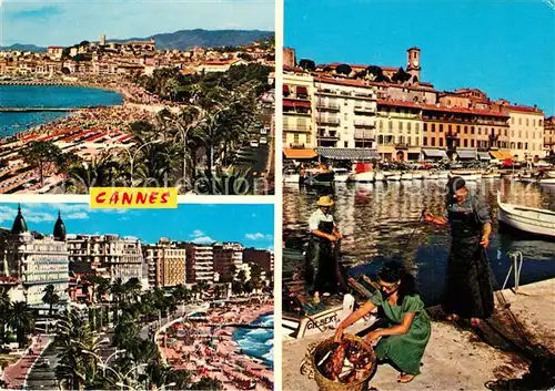 AK / Ansichtskarte Cannes_Alpes Maritimes Stadtpanoramen Cannes Alpes Maritimes