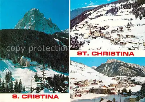 AK / Ansichtskarte St_Christina Winterlandschaften St_Christina
