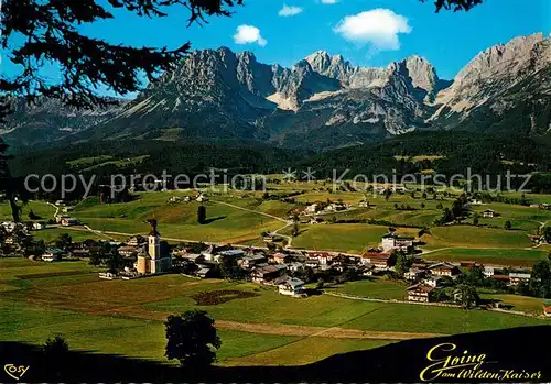 AK / Ansichtskarte Going_Wilden_Kaiser_Tirol Panorama Going_Wilden_Kaiser_Tirol