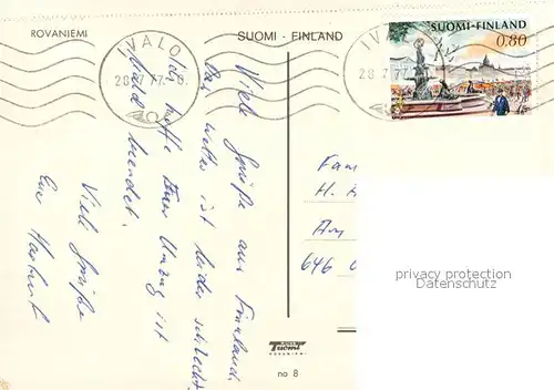 AK / Ansichtskarte Rovaniemi Abendstimmung Stadtpanorama Rovaniemi