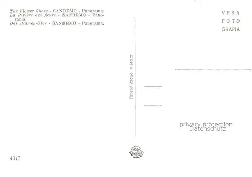 AK / Ansichtskarte Sanremo Panorama Sanremo