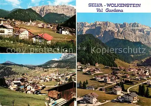 AK / Ansichtskarte Wolkenstein_Groeden Selva Panoramen Wolkenstein_Groeden