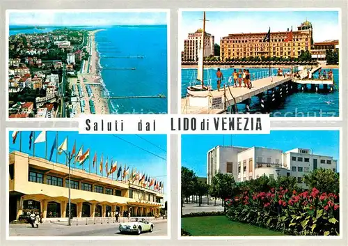 AK / Ansichtskarte Lido_Venezia Strand Hotel Excelsior Casino Mostra del Cinema Lido Venezia