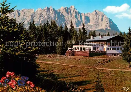 AK / Ansichtskarte Going_Wilden_Kaiser_Tirol Blattl s Berggasthof Astenberg Going_Wilden_Kaiser_Tirol