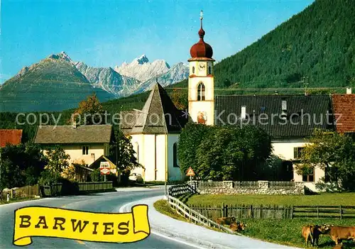 AK / Ansichtskarte Barwies Kirche Lechtaler Berge Barwies
