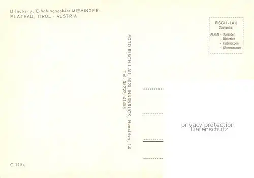 AK / Ansichtskarte Obermieming Untermieming Kirchen Pferdestatue Panoramen Obermieming