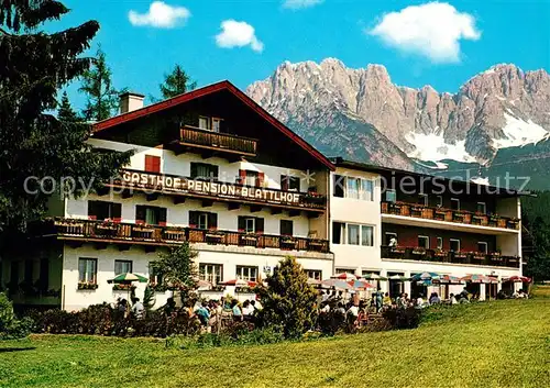 AK / Ansichtskarte Going_Wilden_Kaiser_Tirol Hotel Pension Blattlhof Going_Wilden_Kaiser_Tirol