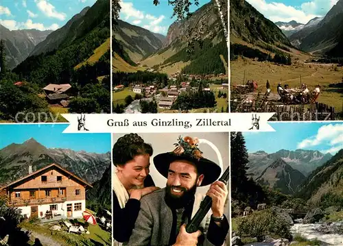 AK / Ansichtskarte Ginzling Rosshag Floitenkamm Gasthaus Innerboden Beim Steinbock Ginzling