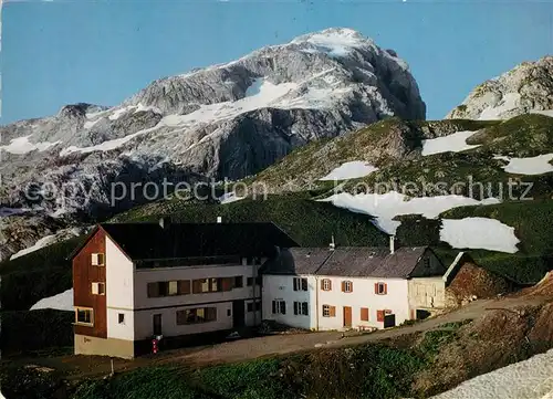 AK / Ansichtskarte Tilisunahuette Weissplatte Alpenpark Montafon Tilisunahuette