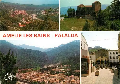 AK / Ansichtskarte Amelie les Bains Palalda Eglise de Montbolo Panorama Amelie les Bains Palalda