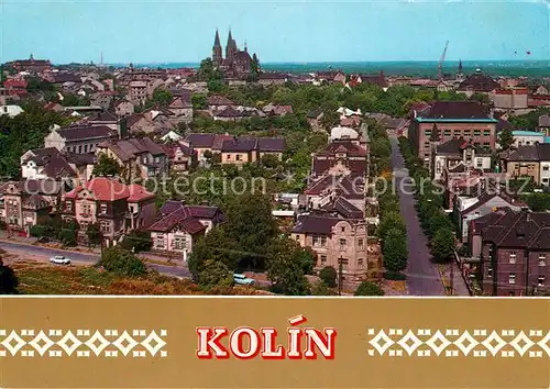 AK / Ansichtskarte Kolin Stadtpanorama Kolin