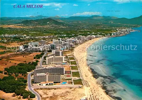 AK / Ansichtskarte Cala_Millor_Mallorca Fliegeraufnahme Hotelaufnahme Cala_Millor_Mallorca