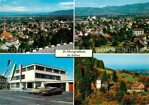 AK / Ansichtskarte Margrethen_SG_St Schloss Bergsteige Gemeindehaus Bodensee Margrethen_SG_St