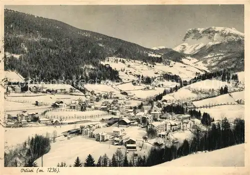 AK / Ansichtskarte Ortisei_St_Ulrich Winterpanorama Ortisei_St_Ulrich