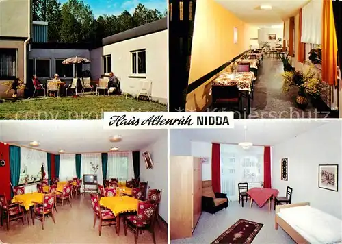 AK / Ansichtskarte Nidda Alten  und Pflegeheim Haus Altenruh Nidda