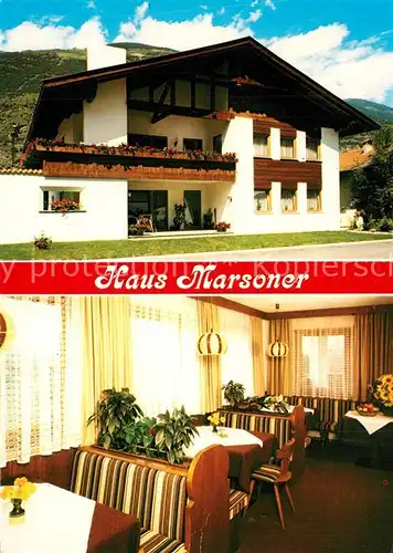 AK / Ansichtskarte Latsch_Vinschgau Gaestehaus Pension Haus Marsoner Latsch Vinschgau