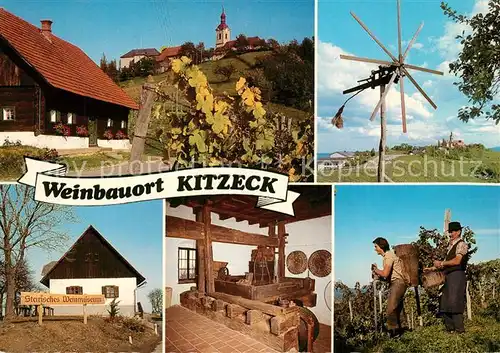 AK / Ansichtskarte Kitzeck_Sausal Weinbauort Steirisches Weinmuseum Kitzeck Sausal