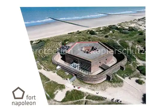 AK / Ansichtskarte Oostende_Ostende Fort Napoleon Plage vue aerienne 