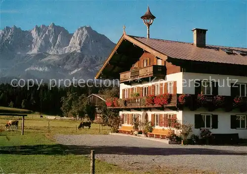 AK / Ansichtskarte Oberndorf_Tirol Jugendheim Pension Niederstrasser Hof Kitzbueheler Alpen Oberndorf Tirol