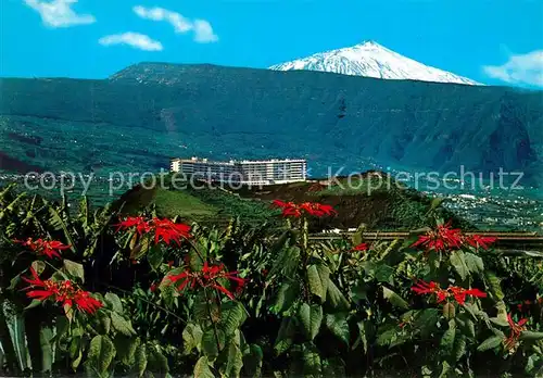 AK / Ansichtskarte Puerto_de_la_Cruz Hotel Las Aguilas con Teide Volcano Vulkan Puerto_de_la_Cruz
