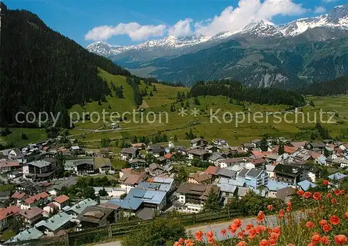 AK / Ansichtskarte Nauders_Tirol Gesamtansicht mit Alpenpanorama Nauders Tirol