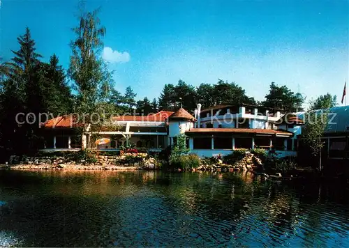 AK / Ansichtskarte Studen_BE Restaurant Bar Dancing Florida Tropfenpflanzen Restaurant am Waldsee Studen_BE