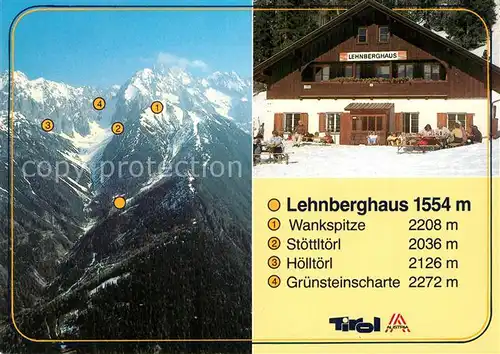 AK / Ansichtskarte Obsteig_Tirol Lehnberghaus Alpenpanorama Mieminger Kette Obsteig_Tirol