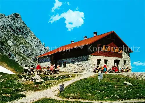 AK / Ansichtskarte Mittelberg_Kleinwalsertal Fiderepasshuette Berghaus Alpen Mittelberg_Kleinwalsertal