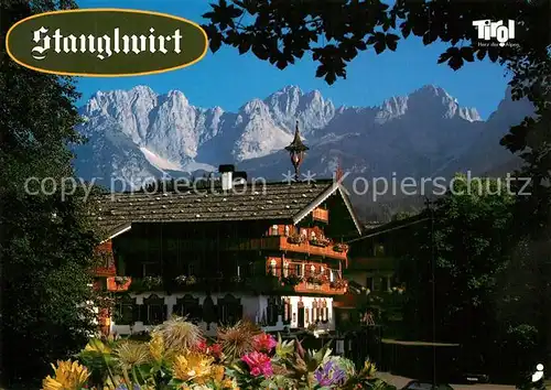 AK / Ansichtskarte Going_Wilden_Kaiser_Tirol Bio Hotel Stanglwirt Kaisergebirge Going_Wilden_Kaiser_Tirol