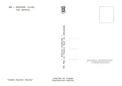 AK / Ansichtskarte Orleans_Loiret La Cathedrale vue aerienne Orleans_Loiret