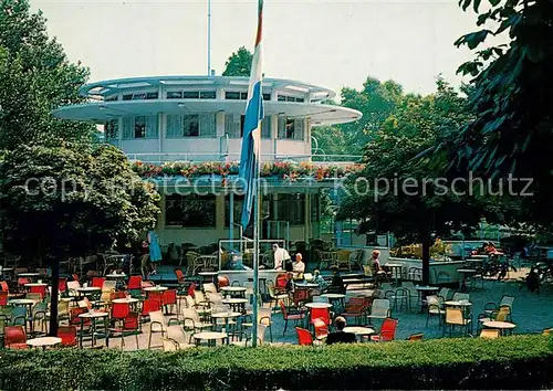 AK / Ansichtskarte Amsterdam_Niederlande Vondelpark The Blue Tearoom Terrasse Amsterdam_Niederlande