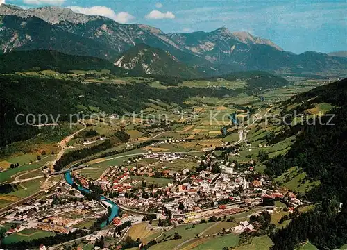 AK / Ansichtskarte Schladming_Obersteiermark Alpenstadt im oberen Ennstal Alpenpanorama Fliegeraufnahme Schladming_Obersteiermark