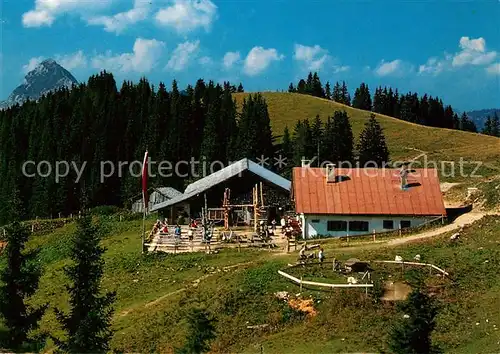 AK / Ansichtskarte Nesselwaengle_Tirol Edenalm Jausenstation Tannheimer Tal Nesselwaengle_Tirol