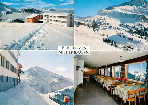 AK / Ansichtskarte Emmetten Berghaus Niederbauen Wintersportplatz Alpen Emmetten